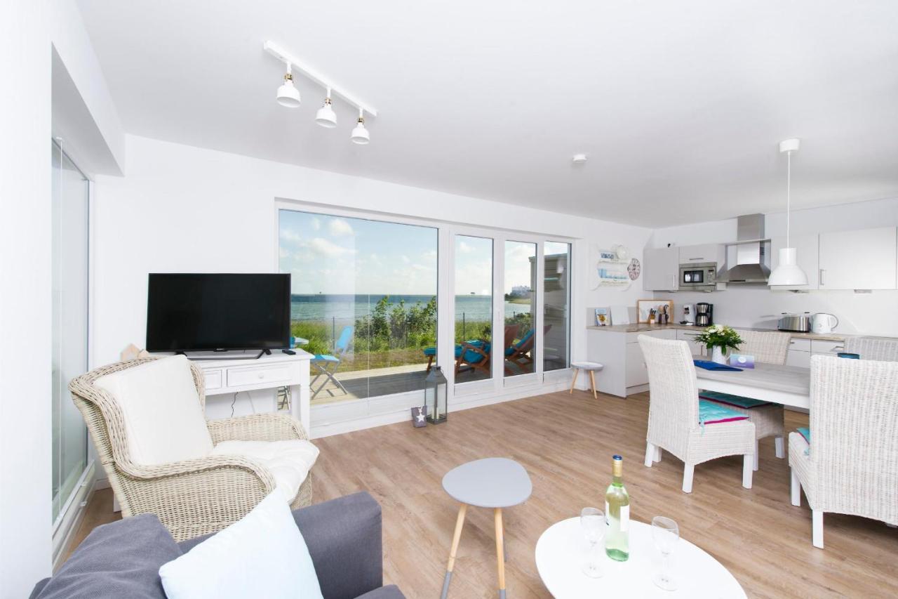 Blaue Ferne Apartment Olpenitz Bagian luar foto